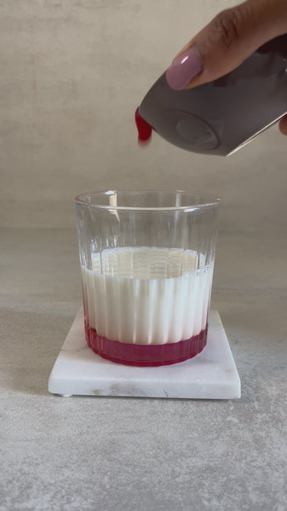 Pink rose latte - une gourmandise florale et fruitée